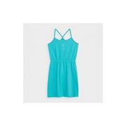 Sukienki i spódnice sportowe - Sukienka 4F Jr 4FJSS23TDREF026 (kolor Zielony, rozmiar 152 cm) - miniaturka - grafika 1