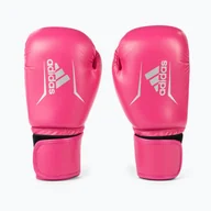Rękawice bokserskie - Rękawice bokserskie adidas Speed 50 różowe ADISBG50  14 oz - miniaturka - grafika 1