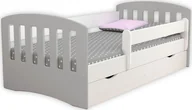 Łóżka dla dzieci i młodzieży - Elior Łóżko dziecięce z barierką Pinokio 2X mix 80x160 - szare - miniaturka - grafika 1