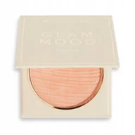 Pudry do twarzy - REVOLUTION pro PRO Glam Mood Puder Prasowany Peach RPRO-2182 - miniaturka - grafika 1