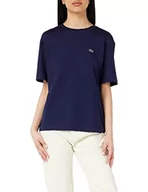 Koszulki i topy damskie - Lacoste T-shirt damski, morski, 36 - miniaturka - grafika 1