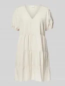 Sukienki - Sukienka mini z dołem obszytym falbaną model ‘PRISILLA’ - miniaturka - grafika 1