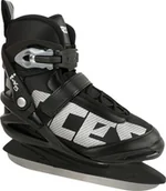 Łyżwy - Łyżwy męskie Roces ICY 5 czarno-srebrne 450736 001 46 - miniaturka - grafika 1