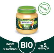 Desery dla dzieci - BoboVita - Przecier owocowy Bio dla niemowląt: Banan z jabłkami i kiwi - miniaturka - grafika 1