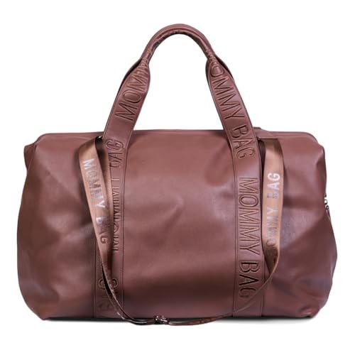CHILDHOME, Mommy Bag, torba na pieluchy, dla kobiet w ciąży, torba podróżna, duża pojemność, mata do przewijania, regulowany pasek na ramię, izolowana kieszeń, przejście na walizkę, kolor