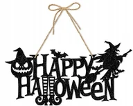 Halloween - ZAWIESZKA HAPPY HALLOWEEN DEKORACJA NA DRZWI WISZĄCA OZDOBA NA ŚCIANĘ 4 - miniaturka - grafika 1