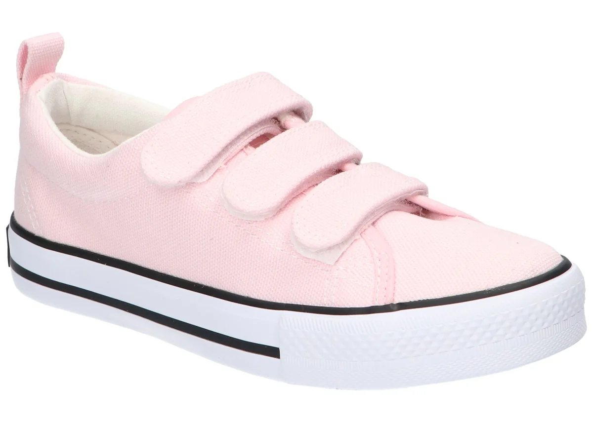 AMERICAN CLUB LH136 WYGODNE TENISÓWKI TRAMPKI DZIECIĘCE NA RZEPY PINK 35