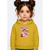 Bluzy dla dziewczynek - BLUZA DZIECIĘCA KPOP DEMON HUNTERS HUNTRIX 146-152 Z KAPTUREM BAWEŁNIANA - miniaturka - grafika 1