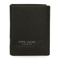 Portfele - Pepe Jeans Basingstoke Pionowy portfel z Portmonetką, Jedyny w swoim rodzaju, Czarny, única, Portfel pionowy - miniaturka - grafika 1