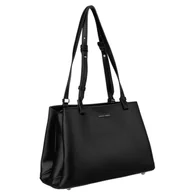 Torebki damskie - Klasyczna torebka damska ze skóry ekologicznej - David Jones - miniaturka - grafika 1