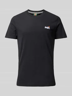 T-shirt z wyhaftowanym logo - Koszulki męskie - miniaturka - grafika 1