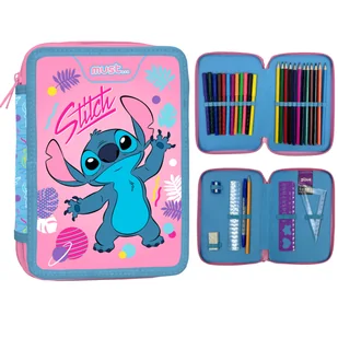 PIÓRNIK PODWÓJNY Z WYPOSAŻENIEM STITCH DISNEY DIAKAKIS - Piórniki - miniaturka - grafika 1