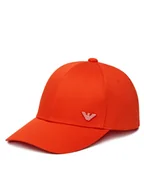 Czapki męskie - Emporio Armani Czapka z daszkiem EX000004 AF12603 U5026 Pomarańczowy - miniaturka - grafika 1