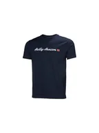 Koszulki męskie - Koszulka HELLY HANSEN CORE GRAPHIC T 2.0 granatowy 2XL - miniaturka - grafika 1