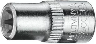 Gedore Klucz nasadkowy 1/4" do śrub z łbem TORX TX 20 E6 6187720 - Klucze i nasadki - miniaturka - grafika 1