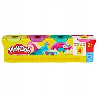 Masy plastyczne - Play-Doh Ciastolina Zestaw 4 tuby 4-pack Hasbro G0689 - miniaturka - grafika 1