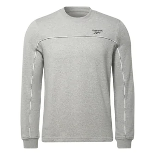 Męska Bluza REEBOK WOR PIPING CREW HA1069 – Szary - Bluzy męskie - miniaturka - grafika 1