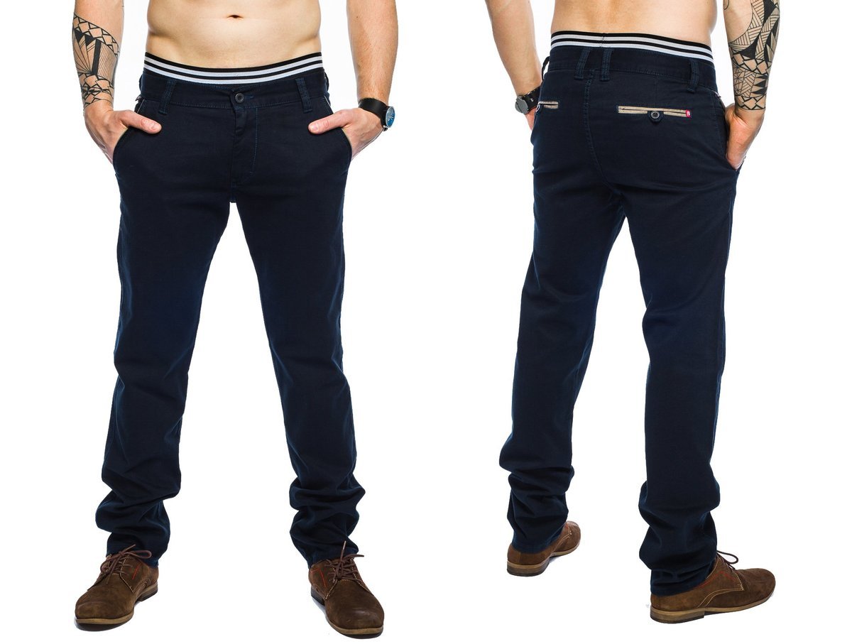 SPODNIE MĘSKIE CHINOSY VANKEL JEANS 561B-110cm/L32