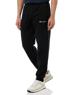 Champion Legacy Authentic Pants-Script Logo Powerblend polar Rib Cuff męskie spodnie dresowe, Czarny, L - Spodenki męskie - miniaturka - grafika 1