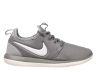 Buty dla dziewczynek - Buty dziecięce Nike 844653004 ROSHE TWO (GS) Szare - miniaturka - grafika 1
