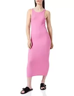 Sukienki - Only Onlkenya Lifesolid Calf Dress JRS Sukienka damska, super różowy, XXL - miniaturka - grafika 1