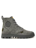 Botki męskie - Palladium Trapery Pampa Hi Merino 74377-027-M Szary - miniaturka - grafika 1