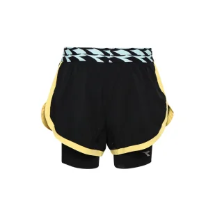Spodenki krótkie damskie DIADORA L. DOUBLE LAYER SHORTS - Spodenki damskie - miniaturka - grafika 2