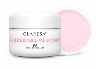 CLARESA - BULIDER GEL - Żel budujący UV do paznokci - 25 g - MILKY PINK - Żele do paznokci - miniaturka - grafika 1