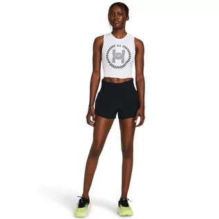 Spodnie sportowe damskie - Damskie spodenki do biegania Under Armour UA Run Everywhere Short - czarne - UNDER ARMOUR - grafika 1