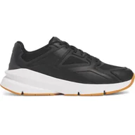Sneakersy męskie - Sneakersy uniseks Under Armour UA Forge 96 Leather Reissue - czarne - miniaturka - grafika 1