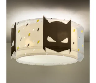 Dalber 61806 - Plafon dziecięcy DARK HERO 2xE27/15W/230V - Lampy sufitowe - miniaturka - grafika 1