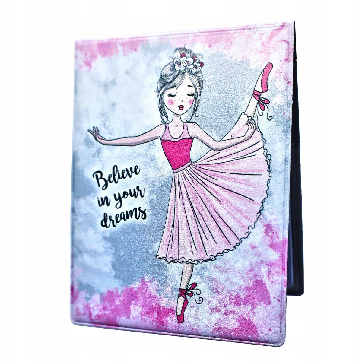 Etui na Legitymację Stylowe Oprawka Baletnica Balet Duże Karty Dokumenty