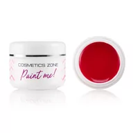 Ozdoby do paznokci - Farbka żelowa do zdobień czerwona UV LED 5ml - Red Kiss - miniaturka - grafika 1