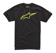 Koszulki męskie - Alpinestars Mężczyźni Ageless Classic Tee 1032-72030 T-Shirty, Czarny, XXL - miniaturka - grafika 1