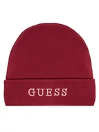 Czapki damskie - Guess Czapka AW5189 POL01 Bordowy - miniaturka - grafika 1