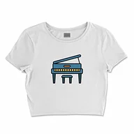 Koszulki i topy damskie - Bona Basics, Damski T-shirt basic, z nadrukiem cyfrowym, 100 bawełny, biały, swobodny, damski top, rozmiar: L, biały, L Krótki - miniaturka - grafika 1