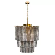 Lampy stojące - Lampa Żyrandol Wiszący Dalia Rd42X50X150 Złoty - miniaturka - grafika 1