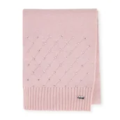 Apaszki i szaliki męskie - Damski szalik z kryształkami różowy - miniaturka - grafika 1