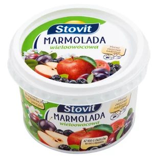 STOVIT MARMOLADA WIELOOWOCOWA 240G - Konfitury, marmolady, powidła - miniaturka - grafika 1
