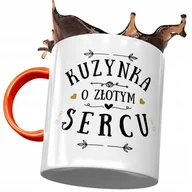 Kubki - Kubek Pomarańczowy Dla Kuzynki na Urodziny Prezent z Nadrukiem ze Zdjęciem + Opakowanie na prezent (wzór 04) - miniaturka - grafika 1