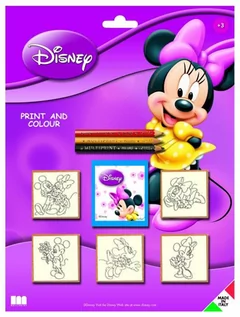 Zabawki kreatywne - Multiprint Myszka Miki i Przyjaciele Minnie Pieczątki w blistrze 5 szt - grafika 1