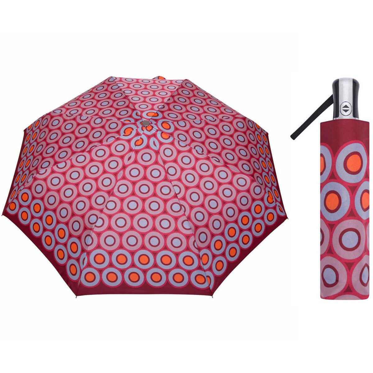 Automatyczna parasolka damska Carbon Steel polskiej marki Parasol, elegancka rączka