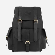 Plecaki - Plecak męski A4 Paolo Peruzzi SI-05-BL Czarny (5905567205385). Plecaki - miniaturka - grafika 1