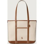 Torebki damskie - POLO RALPH LAUREN Torebka na ramię z dodatkiem skóry - miniaturka - grafika 1