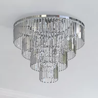 Lampy sufitowe - Nowodvorski Luksusowy plafon kryształowy CRISTAL SILVER L 12x E14 40W srebrny 7631 - miniaturka - grafika 1