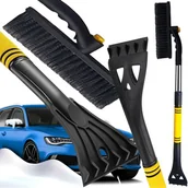 Akcesoria do mycia samochodu - DŁUGA SKROBACZKA DO SZYB SZCZOTKA TELESKOPOWA DO ODŚNIEŻANIA AUTA ZMIOTKA  EB729 - miniaturka - grafika 1