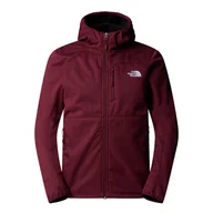 Bluzy sportowe męskie - Męski Softshell THE NORTH FACE M QUEST HOODED SOFTSHELL NF0A3YFP29O1 – Bordowy - miniaturka - grafika 1