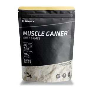 Odżywka Muscle Gainer waniliowa whey & owies 1,5 kg - Odżywki na masę - miniaturka - grafika 1