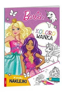 Kolorowanka dla dzieci Barbie Dreamtopia KOLX-1401 - Książki edukacyjne - miniaturka - grafika 3