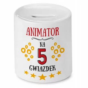 Dla Animatora Skarbonka na Urodziny na Prezent` z Nadrukiem ze Zdjęciem - Skarbonki - miniaturka - grafika 1